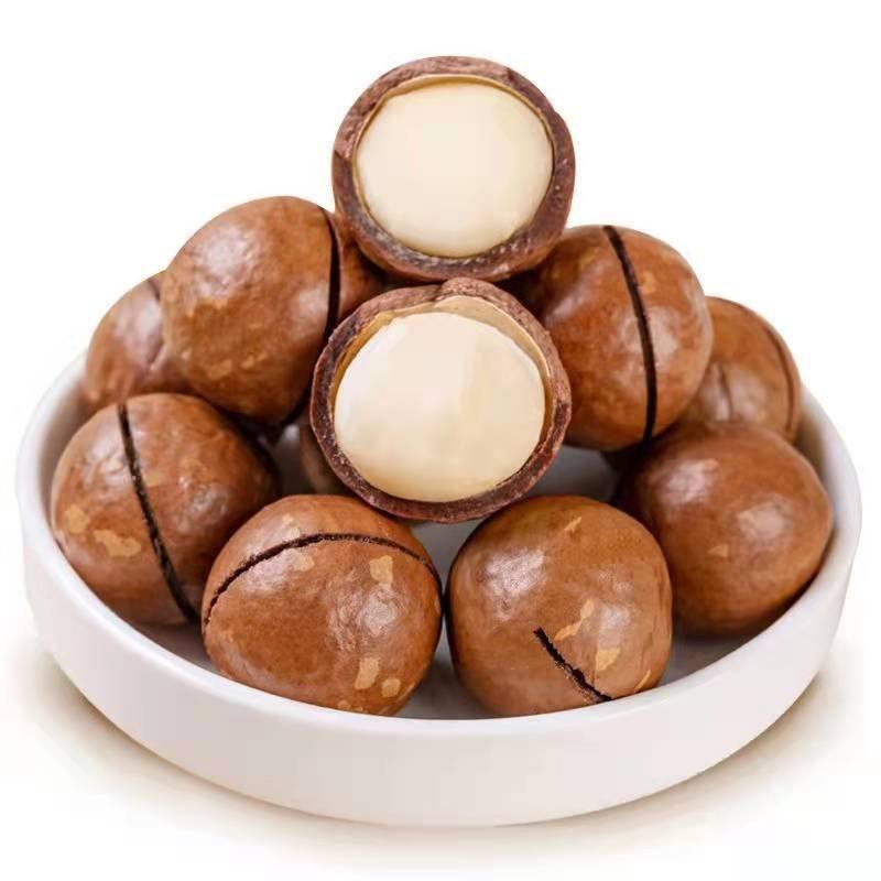 Hawaiian Macadamia Nuts Original Milk Flavor Whole Box Packed Macadamia Nuts Bulk Snacks Dried Fruits New Year Goods Manufacturer Wholesale