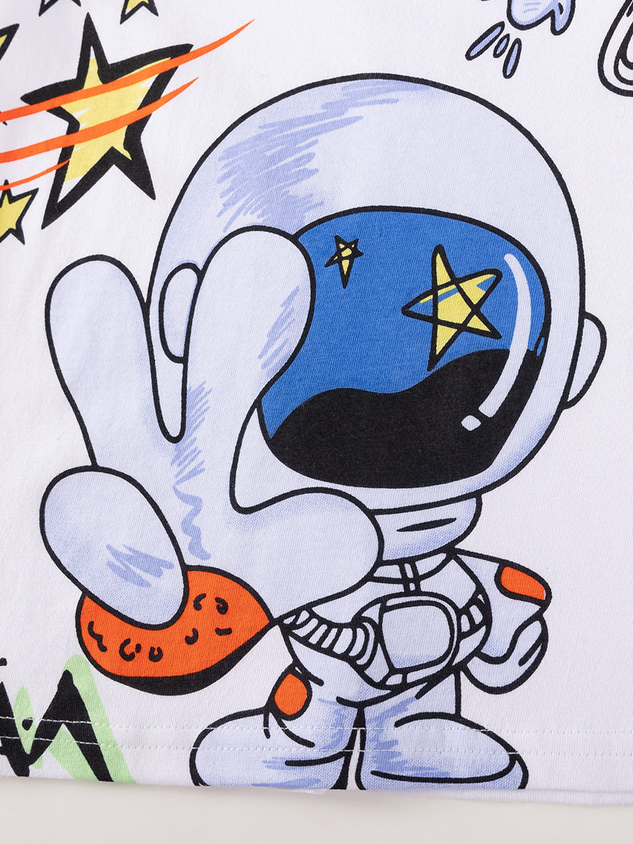 [Style] Boys' Set Wholesale, Summer Short-sleeve Fashion Kids' Outfit