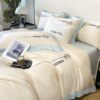 Light Luxury Washed Ice Silk Four-piece Set High-end Embroidered Bed Sheet Quilt Cover Three-piece Set Summer Bedding Wholesale