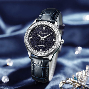 2023 new Starry Sky simple trend Starry Sky dial belt waterproof quartz women's wrist watch