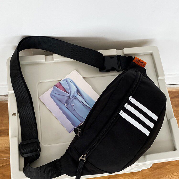 Ins Casual Chest Bag Men's Crossbody Bag Girls Sports Versatile Shoulder Small Backpack Lightweight Mobile Phone Waist Bag Portable