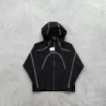 Black/reflective strip jacket