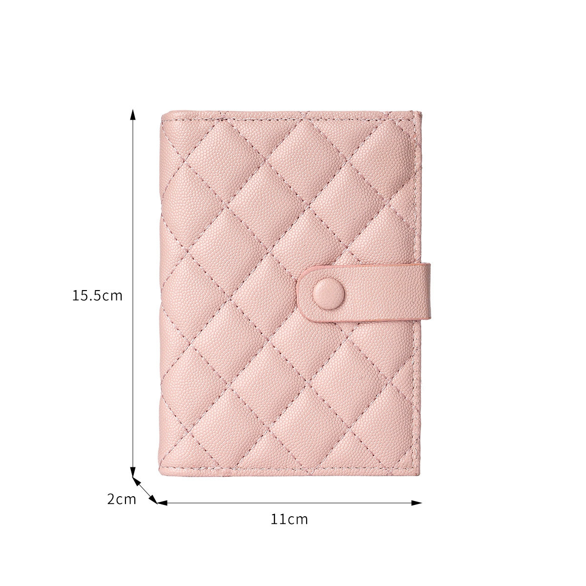 Passport Holder Wallet All-In-One Korean Style Simple Overseas Travel Passport Invoice Storage Wallet Women's Light and Compact Men's