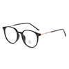 2024 net red plain and fashionable glasses frame tr90 anti-blue light flat lens anti-radiation glasses 01257