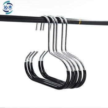 Chrome-Plated Thickened 4.0 Ring Tie Rack for Home Use, Plastic-Coated Non-Slip Scarf Rack, Belt Rack, Silk Scarf Storage and Drying Rack