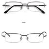 Business Full-Frame Memory Alloy Eyeglass Frames Ultra-Light Small Square Men's Metal Eyeglass Frames for Myopia Wholesale in Danyang