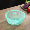 Vegetable Washing Basket Kitchen Vegetable Washing Basket Plastic Drain Basin Drain Basket Washing Household Sieve Thickened Fruit Water Filter Sieve Wholesale