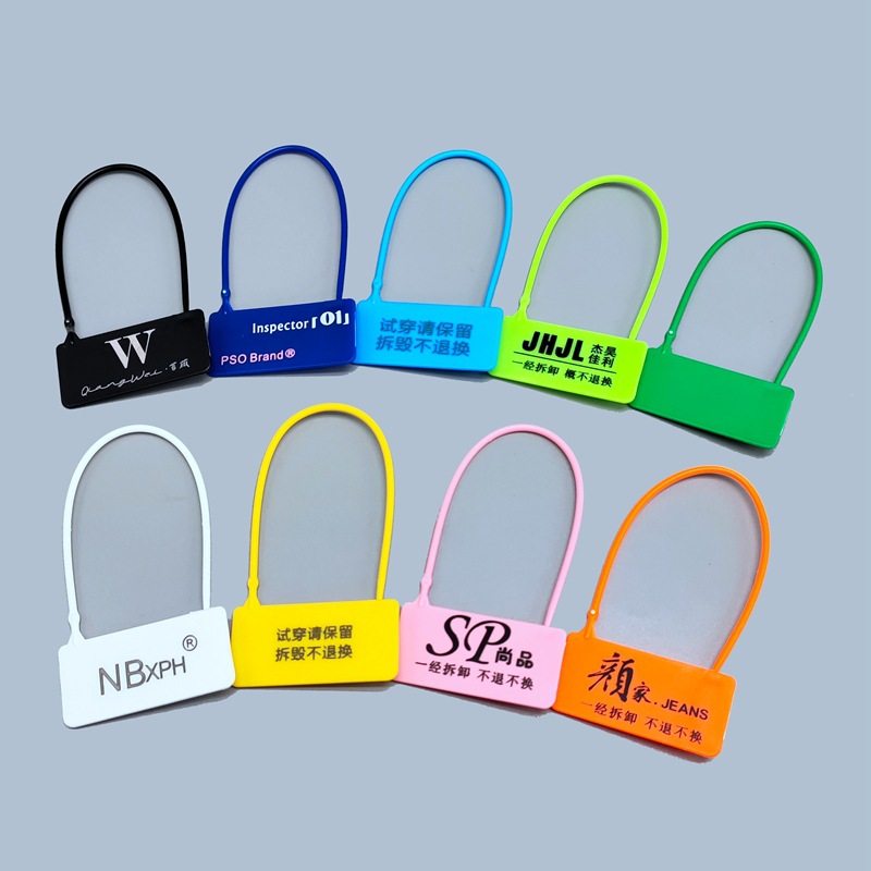 SOURCE manufacturer genuine goods anti-adjustable bag buckle clothing shoe bag anti-theft anti-counterfeiting anti-removal buckle Printing personalized tag buckle