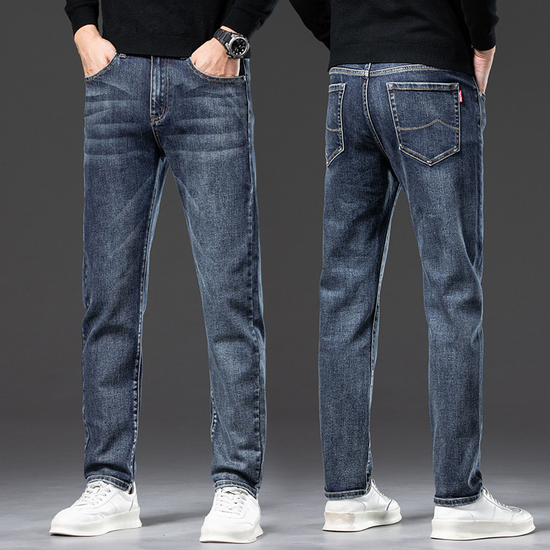 Quần Nam Chất Liệu Jean Bò Hàng Mùa Xuân Thu Đông