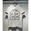 Double yarn jersey no. 22 white