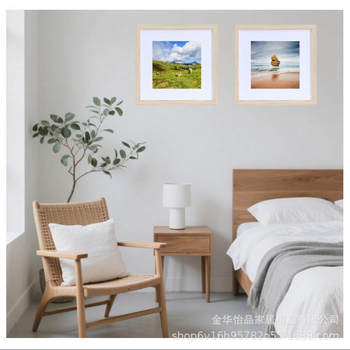 8*8inch 10*10inch Large Size Wood Grain Photo Frame Casual High Quality Home Decoration Frame Manufacturer Wholesale