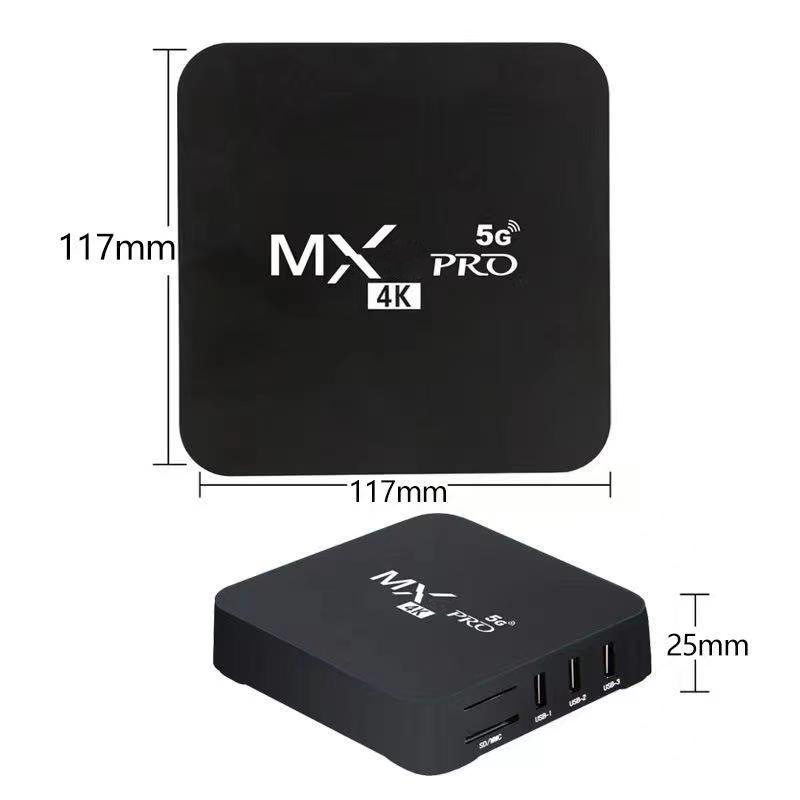 Smart Network Tv Box Mx Factory Pro Set-Top Box 4K Hd Player Tvbox Export Set-Top Box