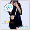 ins Japanese Niche Design Canvas Cute Coin Purse Women's Mini Bag Student Hand Key Coin Bag
