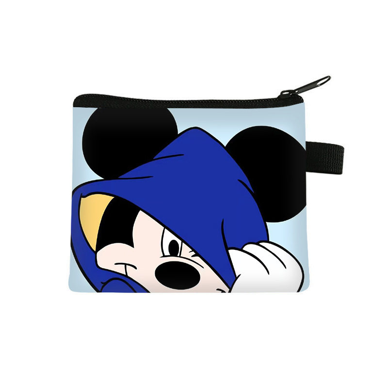 Cross-Border Hot Selling Mickey Coin Purse Kidsren's Mini Storage Bag Student Portable Key Card Bag Small Wallet Wholesale