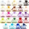 Yarn bag factory wholesale solid color organza yarn bag girdle gift bag drawstring jewelry packaging mesh bag