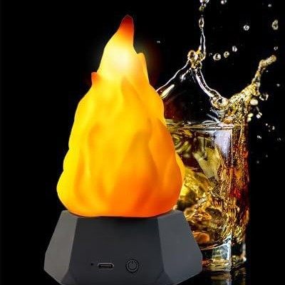 LED Atmosphere Night Light Outdoor Camping Courtyard Landscape Decorative Light Playground Christmas Eve Simulation Flame Light