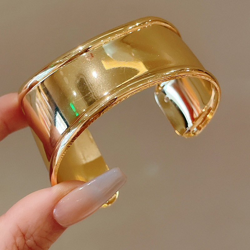 欧美跨境简约时尚手镯臂环小众冷淡风气质手环高级感百搭手饰批发