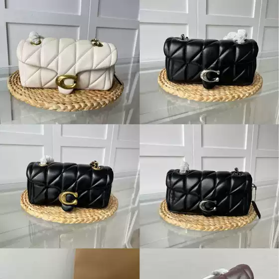 Ole C's New Tabby 20 Quilted Dionysus One-Shoulder Diagonal Underarm Classic Satchel Versatile Small Fragrance Bag