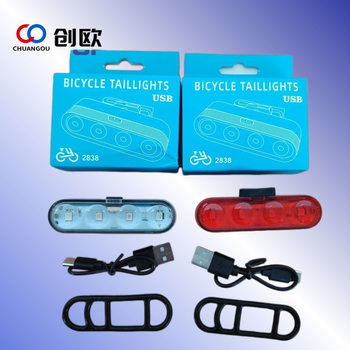 2025 Bicycle Tail Light Outdoor Cycling USB Charging Cob High Brightness Safety Warning Light Cycling Accessories