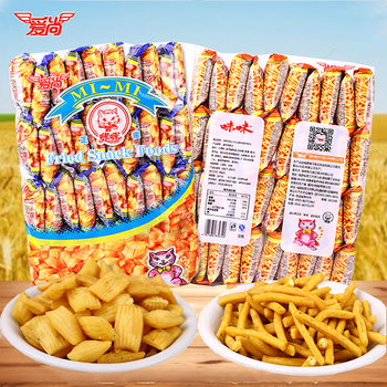 [Free shipping] Aishang Mimi Malaysian flavor 18g * 40 packs/bag nostalgic shrimp strips crab flavor grains wholesale