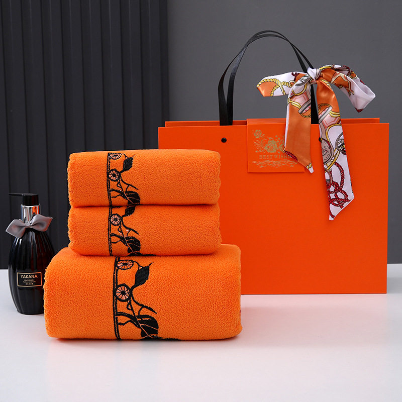 New Year Horse Year Towel Gift Box Bath Towel Three-Piece Set Annual Meeting Company Employee Benefits Souvenir Wedding Return Gift