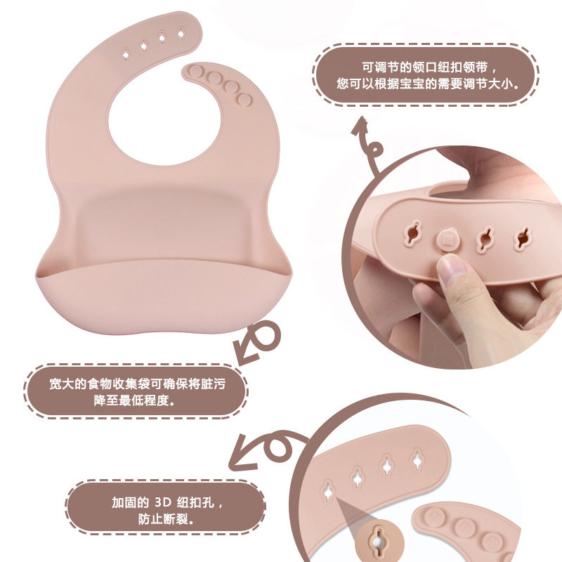 Cross-border hot silicone round plate baby food supplement bowl silicone plate food grade children's silicone plate placemat