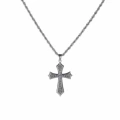 Pattern cross necklace 60cm