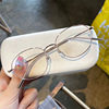 58161 Cat Eye Ultra-Light Xiaohongshu Ins Popular Literary Retro Oval Small Frame Glasses Frame Plain Style Glasses Frame