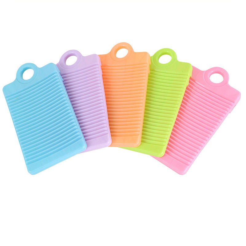 Plastic Non-Slip Mini Small Washboard for Home Laundry Hand-Held Washboard Thickeneded Manual Washboard