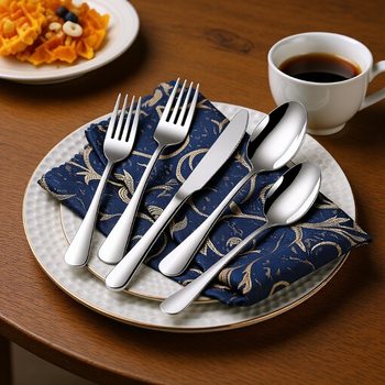 1010 Stainless Steel Tableware Hotel Steak Special Knife and Fork Set Commercial Spoon Household Coffee Spoon Soup Spoon Fork