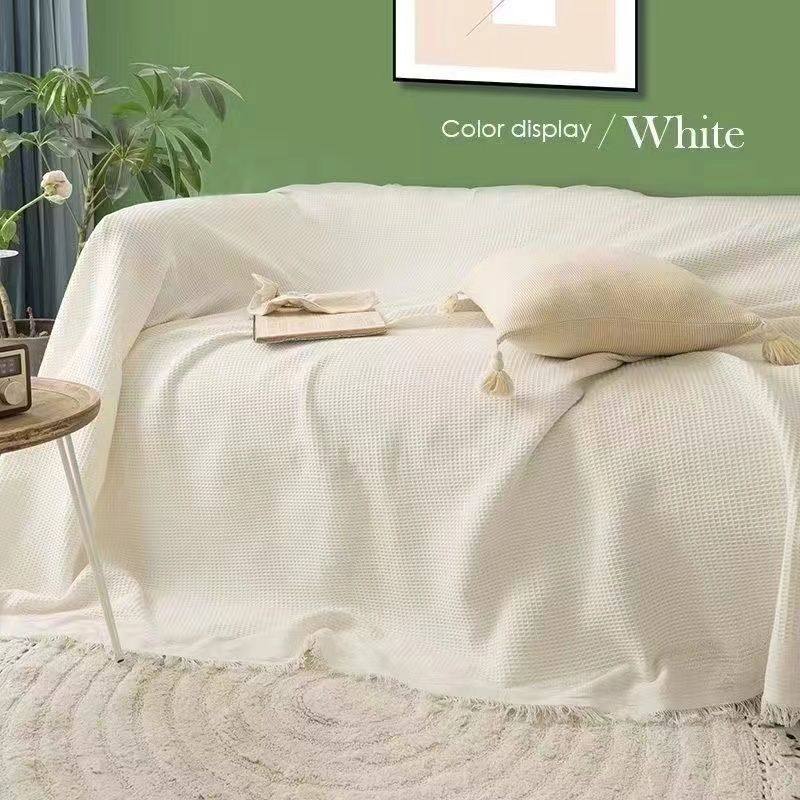 Sofa Towel Cover American Pastoral Full Cover Universal French Sofa Cushion Cover Blanket Cotton Pure Four-Season Universal