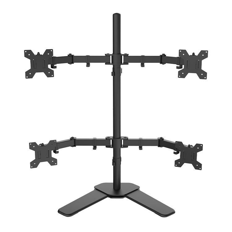 Ke Hao In-Stock Four-Screen Base Computer Screen Ergonomic Rotatable Lifting Mechanical Arm Monitor Stand