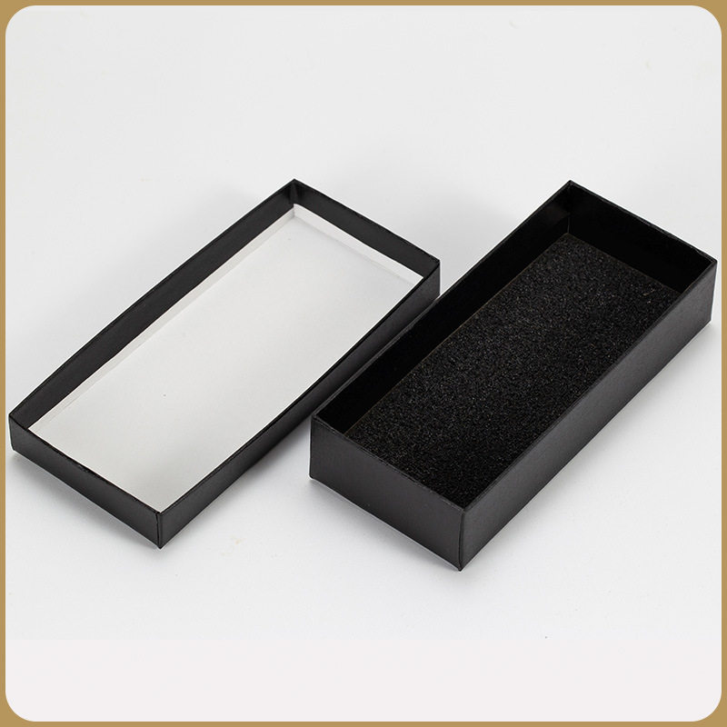 Rectangular Storage Box with Lid, Jewelry Packaging Box for Rings, Pendants, Bracelets, Keychains
