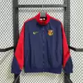 F1071 barcelona sapphire blue with red waterproof training windbreaker