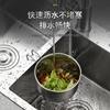 Stainless Steel Hanging Drain Basket Sink Garbage Filter Screen Storage Rack Drain Rack Kitchen Leftovers Anti-blocking