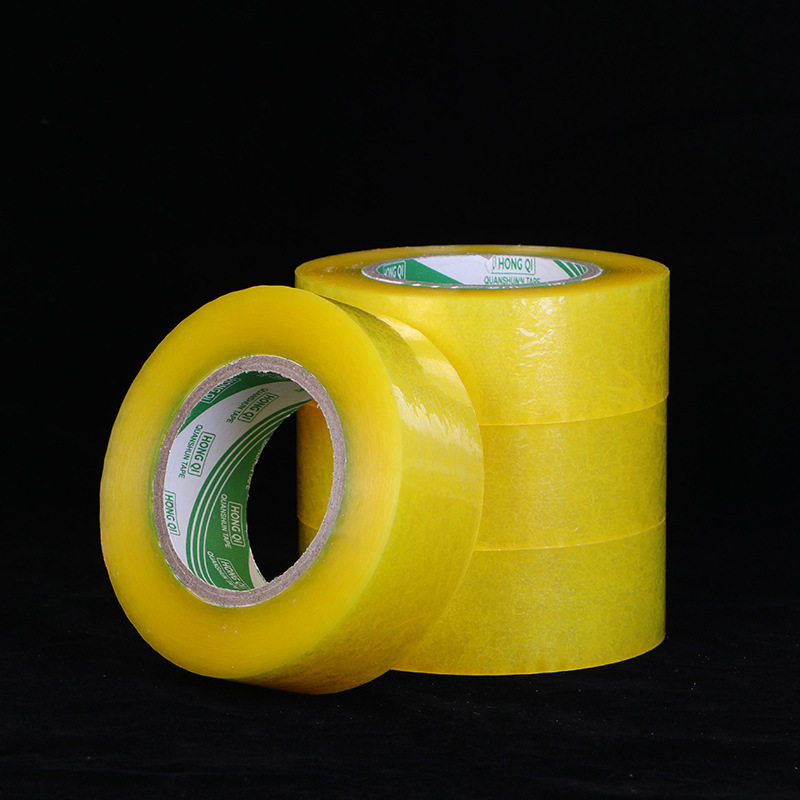 Transparent sealing tape bandwidth 4.5*2.5 express packing tape beige sealing adhesive factory wholesale