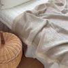 Korean Cotton Waffle Blanket Export Ins Sand Washed Natural One-Piece Dyed Multi-Functional Sofa Blanket Air-Conditioning Blanket