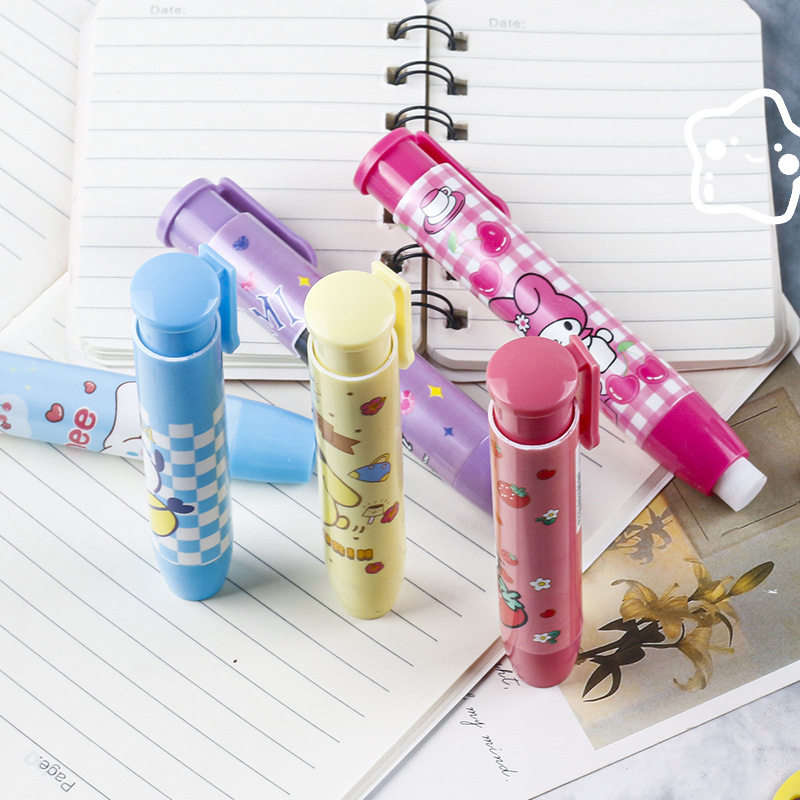 Cute Press Eraser High-value Girl's Heart Cute Primary and Secondary School Students Learn Cartoon Rubber Press Type