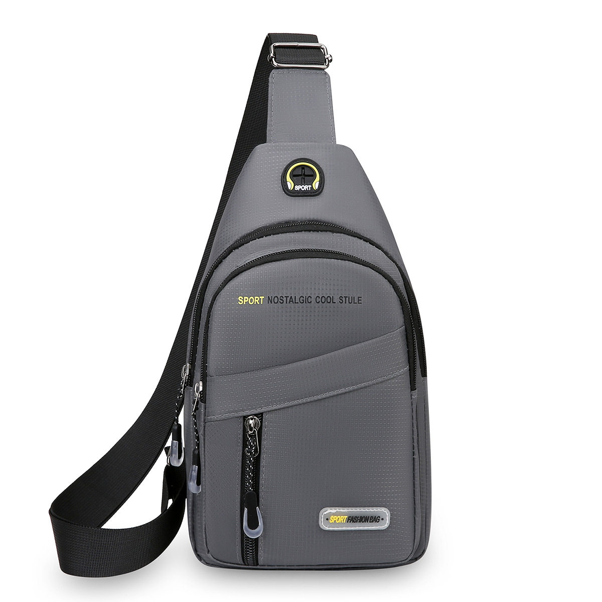 Fashion Trendy Chest Bag New Men's Shoulder Bag Versatile Casual Small Backpack Multifunctional Running Sports Chest Bag