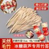 Complete Set of Materials and Tools for Making Candied Hawthorn Skewers, Bamboo Skewers, Fruit Skewers, Forks, and Disposable Bamboo Skewers