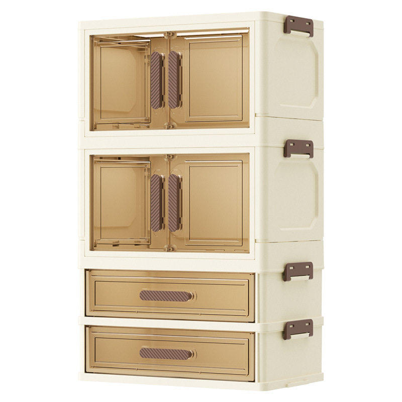 Light Luxury Household Drawer-Type Cosmetics Storage Box Desktop Dressing Table Skin Care Product Mask Storage Cabinet Storage Shelf