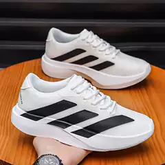 Men's Running Training Racing Shoes Men's Spring and Summer New Mesh Breathable Soft-Soled Sports and Leisure Shoes