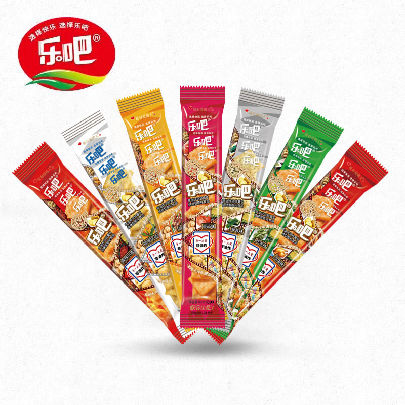 Leba potato chips non-fried casual baking food Tianjin snack factory snack 50g Full box wholesale