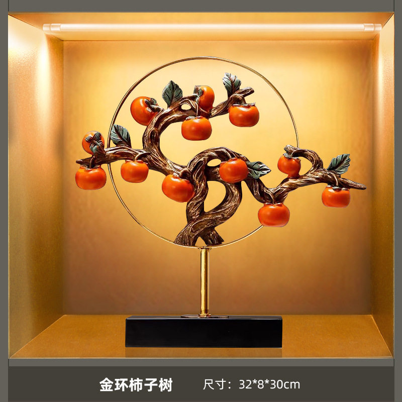 新中式高档酒柜装饰品餐边柜摆件客厅创意家居饰品室内软装装饰