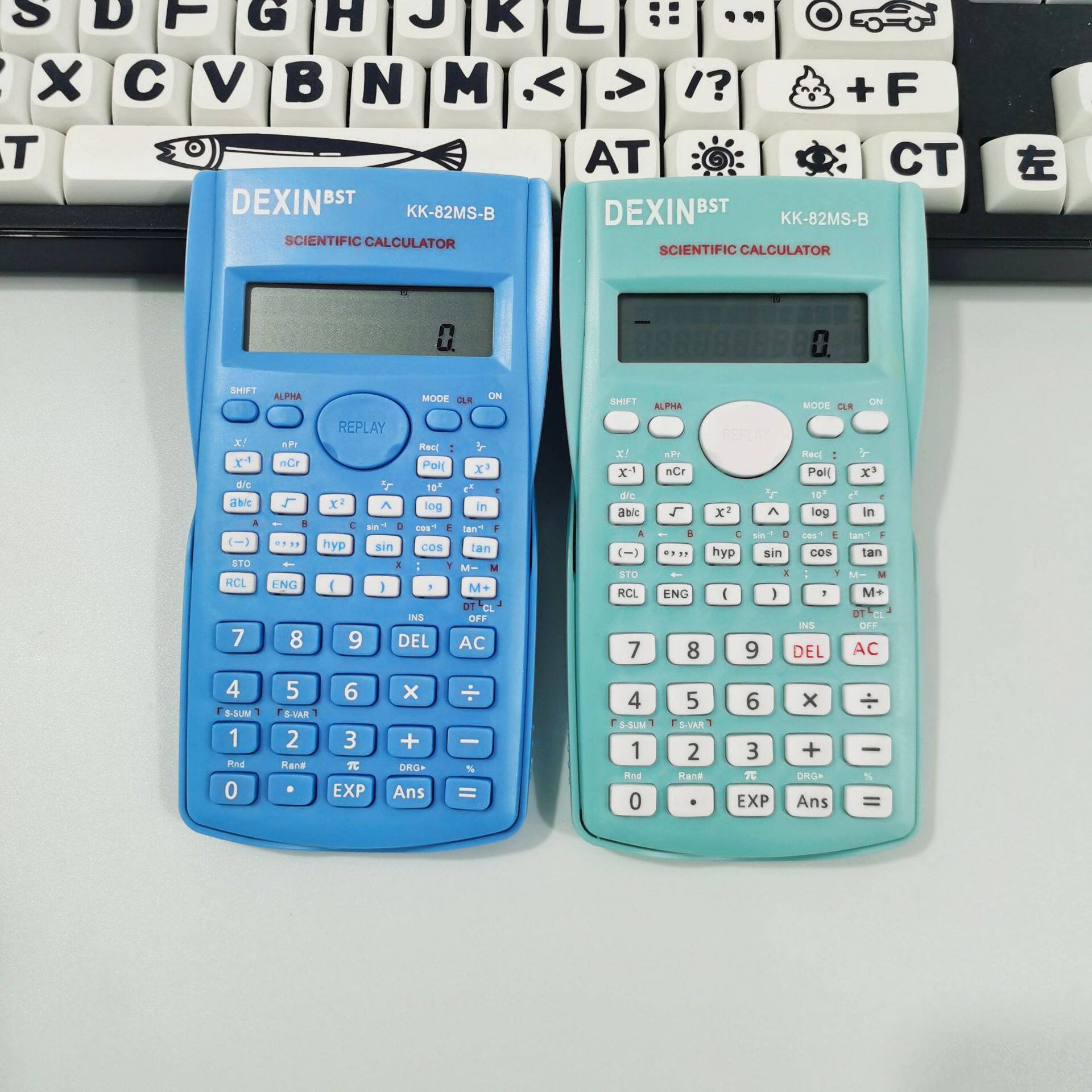 彩色科学函数计算器学生考试专用高颜值计算器电子计算机礼品批发