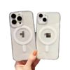 Magnetic Mobile Phone Case Suitable for Apple 16 15 iPhone13 12 14promax Acrylic Transparent Protective Case