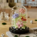 Spring Flower Brush Transparent Flower Cover 302pcs