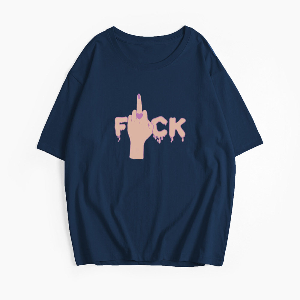 Womens Summer Graphic T Shirt Loose Fit Round Neck Short Sleeve 100 Cotton Casual Everyday Wear Wholesale