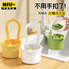 Hanging Sink Drain Basket Storage Basket Press-Type Drain Basket Kitchen Multi-Functional Storage Sink Niu Jia Youpin
