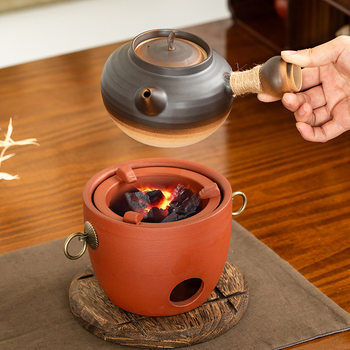 Ceramic Kettle Enclosure Stove Boiling Teapot Electric Ceramic Stove Health Pot Open Fire Charcoal Gas Stove Outdoor Single Pot Tea Boiling